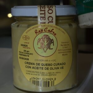 Crema de queso curado con Aceite de Oliva VE Rey Cabra