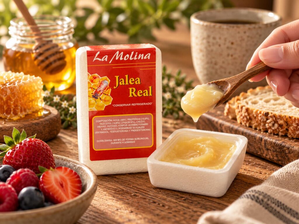 jalea real la molina en mesa